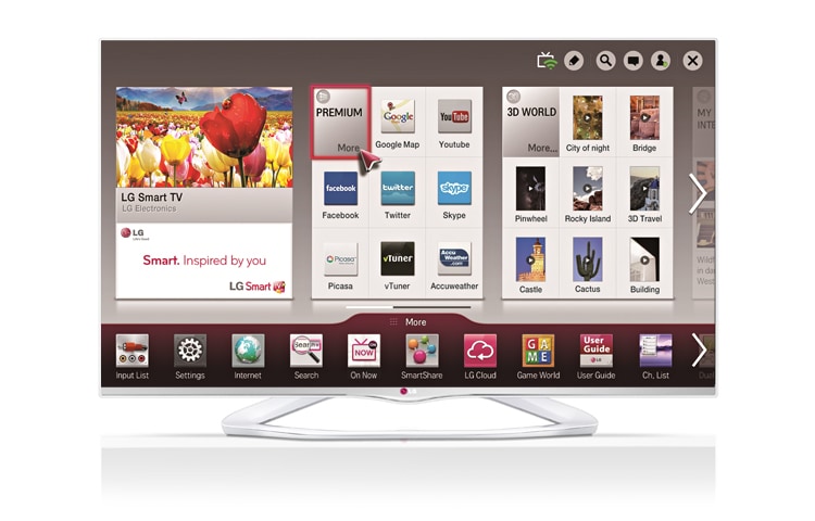 LG 42 inch CINEMA 3D Smart TV LA667S, 42LA667S
