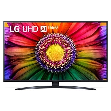 Widok z przodu telewizora LG UHD