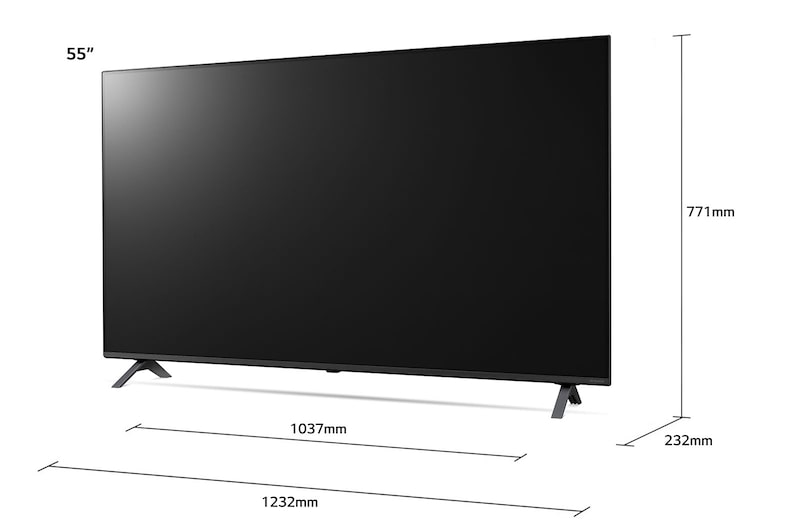 LG Telewizor LG 55” NanoCell 4K 2020 AI TV ze sztuczną inteligencją 55NANO80, 55NANO803NA