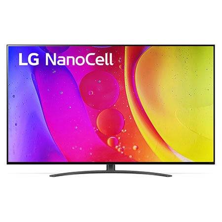 Widok z przodu telewizora LG NanoCell