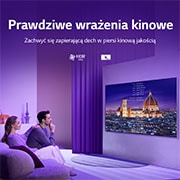 LG Telewizor LG 55” QNED 4K AI TV ze sztuczną inteligencją, DVB-T2/HEVC, 55QNED81, 55QNED813QA