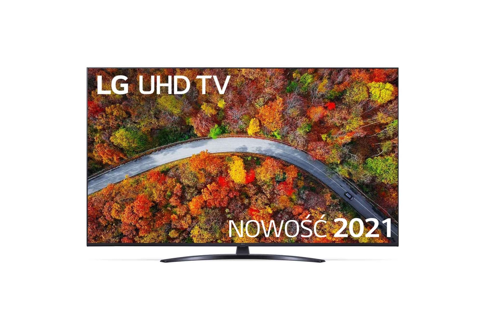 LG Telewizor LG 55” UHD 4K 2021 AI TV ze sztuczną inteligencją, DVB-T2/HEVC, 55UP8100, 55UP81003LR