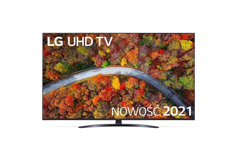 LG Telewizor LG 55” UHD 4K 2021 AI TV ze sztuczną inteligencją, DVB-T2/HEVC, 55UP8100, 55UP81003LR