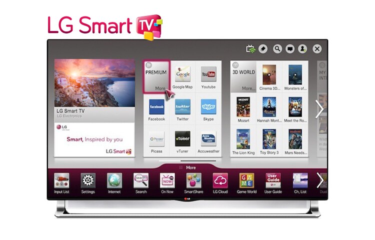 LG 65", 4K ULTRA HD, SMART TV, CINEMA 3D, PANEL IPS, 1000 HZ MCI , 65LA970V