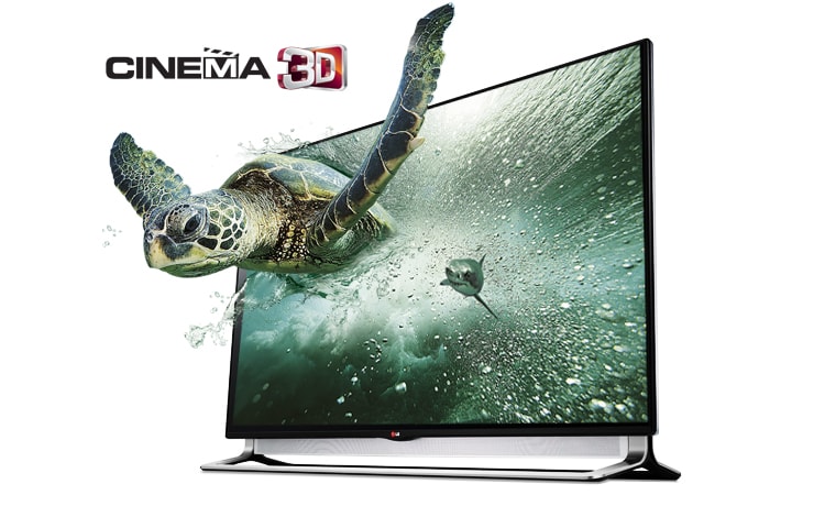 LG 65", 4K ULTRA HD, SMART TV, CINEMA 3D, PANEL IPS, 1000 HZ MCI , 65LA970V