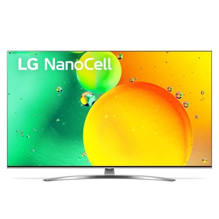Widok z przodu telewizora LG NanoCell