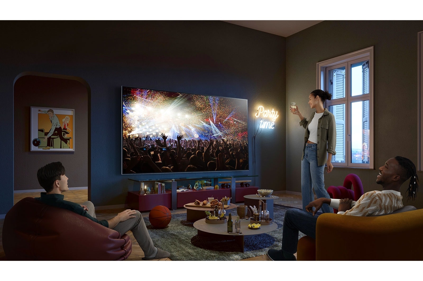 LG Telewizor LG 65” QNED 4K Smart TV ze sztuczną inteligencją, 65QNED82, 65QNED823RE