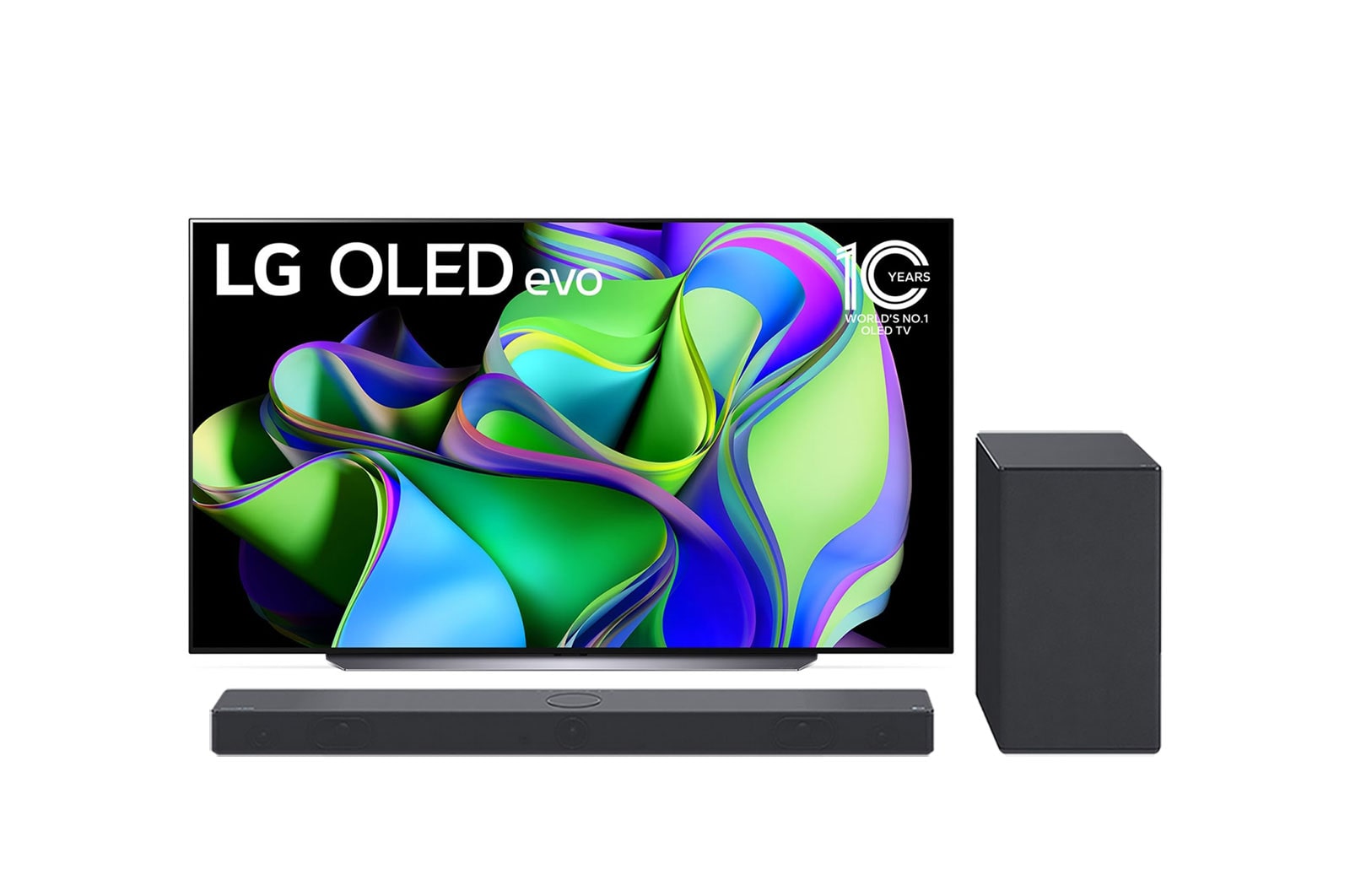 LG Telewizor 83" OLED evo 4K OLED83C31L z soundbarem SC9S, 83C31L-SC95.BUNDLE
