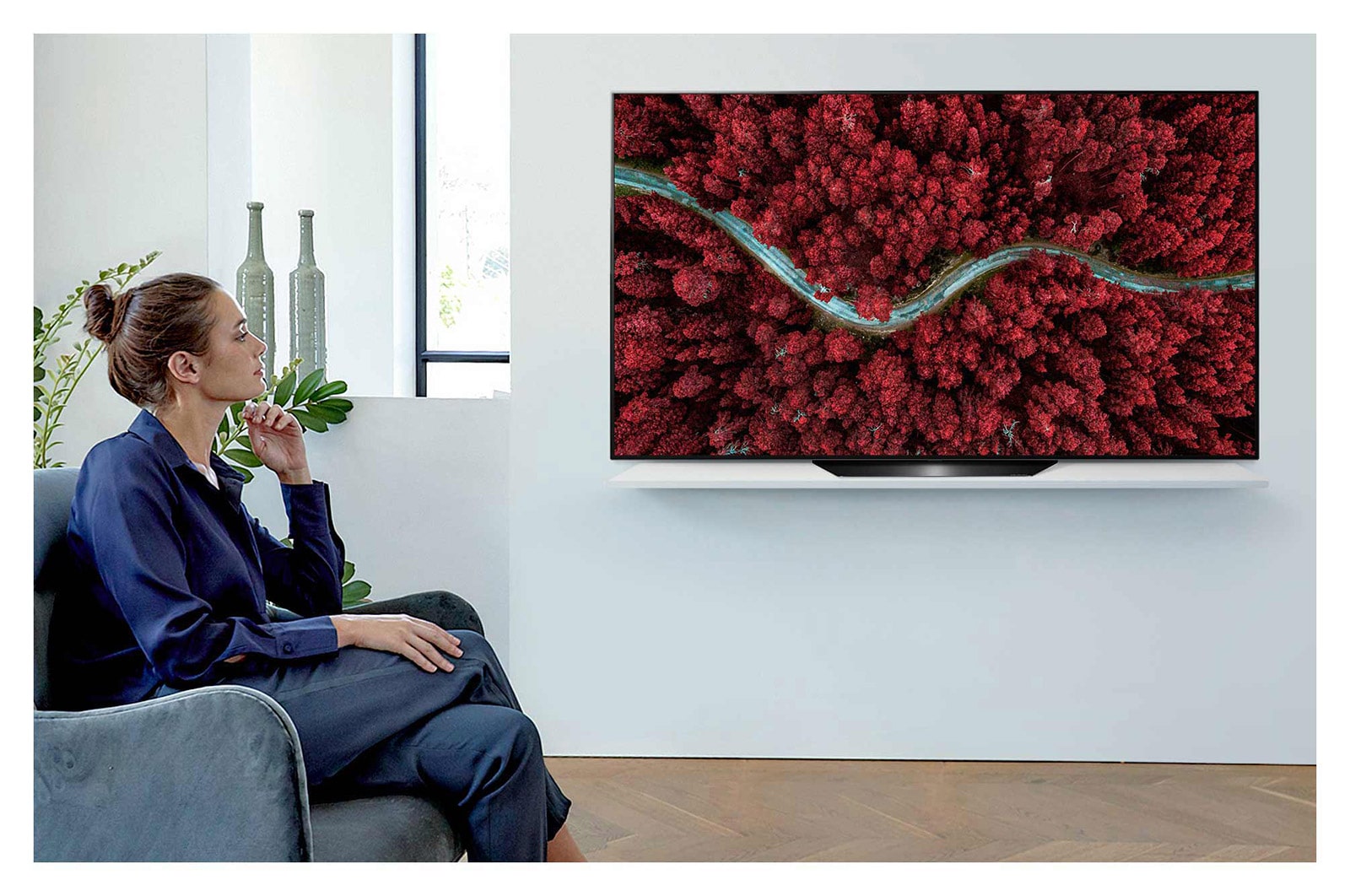 LG Telewizor LG 55” OLED 4K Cinema HDR AI TV ze sztuczną inteligencją OLED55BX, OLED55BX3LA