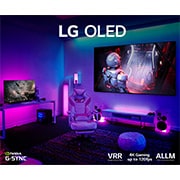 LG Telewizor LG 65” OLED 4K Cinema HDR AI TV ze sztuczną inteligencją, DVB-T2/HEVC, OLED65C1, OLED65C12LA