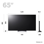 LG Telewizor LG 65” OLED evo 4K Smart TV ze sztuczną inteligencją, 120Hz, OLED65C3, OLED65C31LA