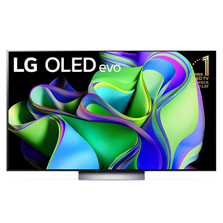 Widok z przodu telewizora LG OLED z napisem Od 11 lat telewizor OLED nr 1 na świecie na ekranie.