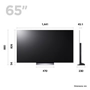 LG Telewizor LG 65” OLED evo 4K Smart TV ze sztuczną inteligencją, 120Hz, OLED65C3, OLED65C32LA