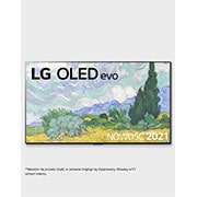 LG Telewizor LG 65” OLED Gallery 4K Cinema HDR AI TV ze sztuczną inteligencją, DVB-T2/HEVC, OLED65G1, OLED65G13LA