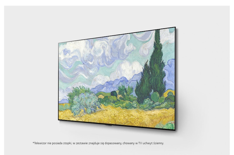 LG Telewizor LG 65” OLED Gallery 4K Cinema HDR AI TV ze sztuczną inteligencją, DVB-T2/HEVC, OLED65G1, OLED65G13LA