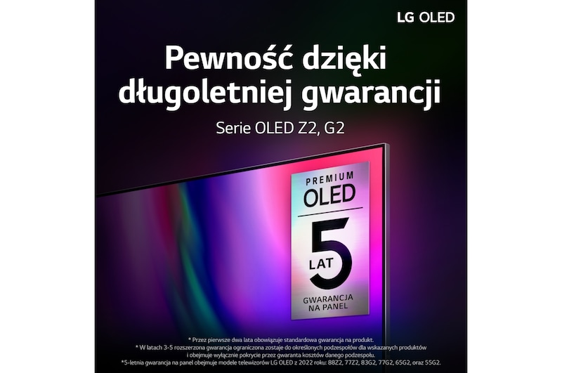 LG Telewizor LG 65” OLED evo Gallery 4K ze sztuczną inteligencją, Cinema HDR, Smart TV, 120Hz, DVB-T2/HEVC, OLED65G2, OLED65G23LA