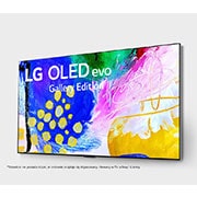 LG Telewizor LG 77” OLED evo Gallery 4K ze sztuczną inteligencją, Cinema HDR, Smart TV, 120Hz, DVB-T2/HEVC, OLED77G2, OLED77G23LA