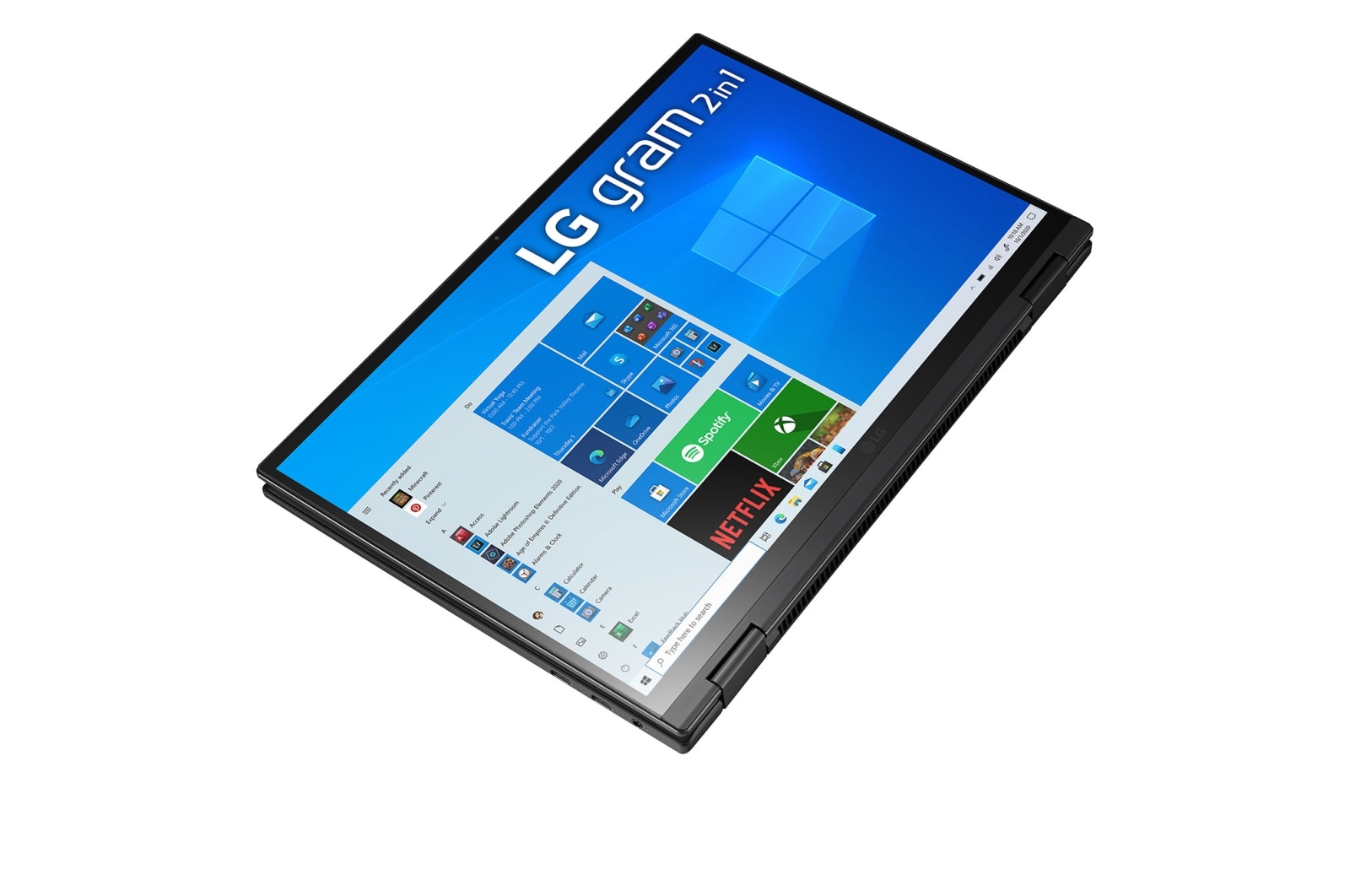 LG Ultrabook LG gram 2w1 14'', Windows 10 Home, SSD 512GB, 16GB, Intel Evo z procesorem Intel® Core™ i5 11 generacji, 14T90P-G, kolor czarny, 14T90P-G.AA55Y