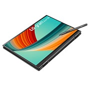 LG Laptop LG gram 2in1 14'' 2023 z dotykowym ekranem 16:10, Windows 11 Home, SSD 512GB M.2(NVME), 16GB, Intel Evo z procesorem Intel® Core™ i5 13. generacji, 14T90R, kolor czarny, 14T90R-G.AA55Y