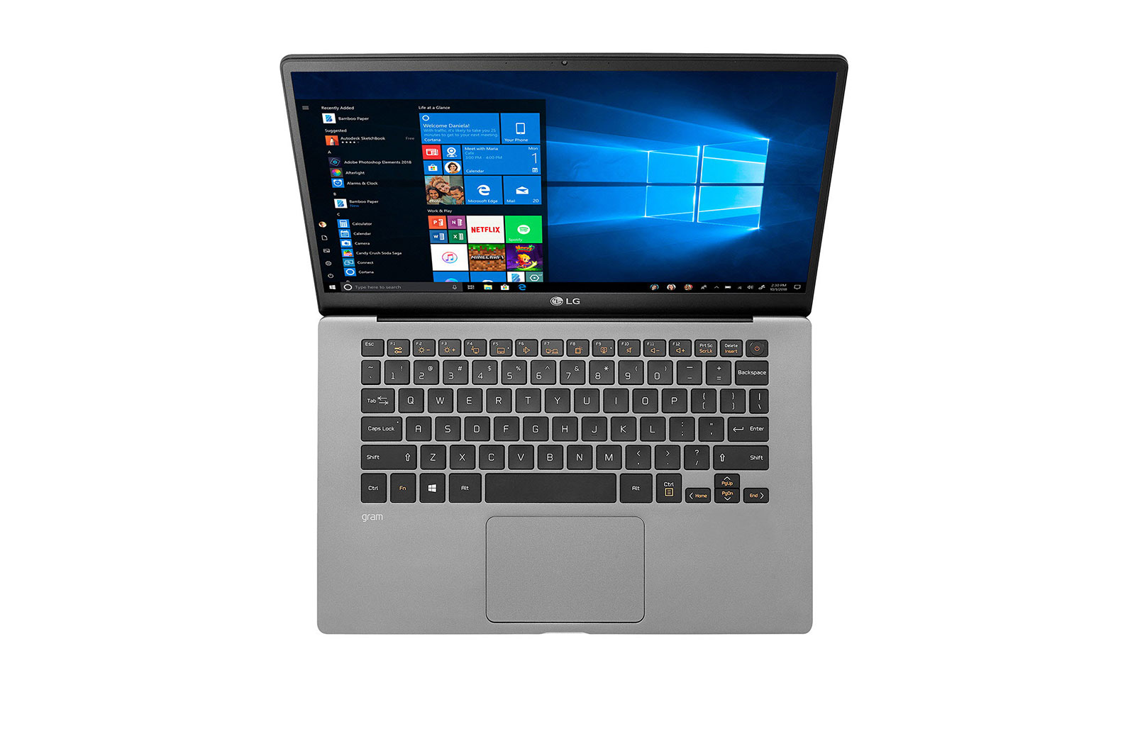 LG Ultrabook LG gram 14" 2020, Srebrny, SSD 256GB, Waga 999g, Procesor Intel 10. Generacji 14Z90N-V, 14Z90N-V