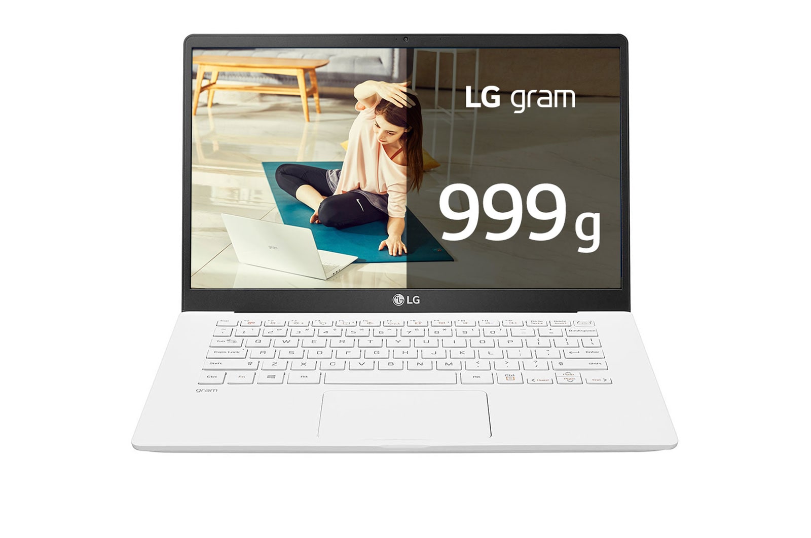 LG Ultrabook LG gram 14" 2020, Biały, SSD 256GB, Waga 999g, Procesor Intel 10. Generacji 14Z90N-V, 14Z90N-V-White