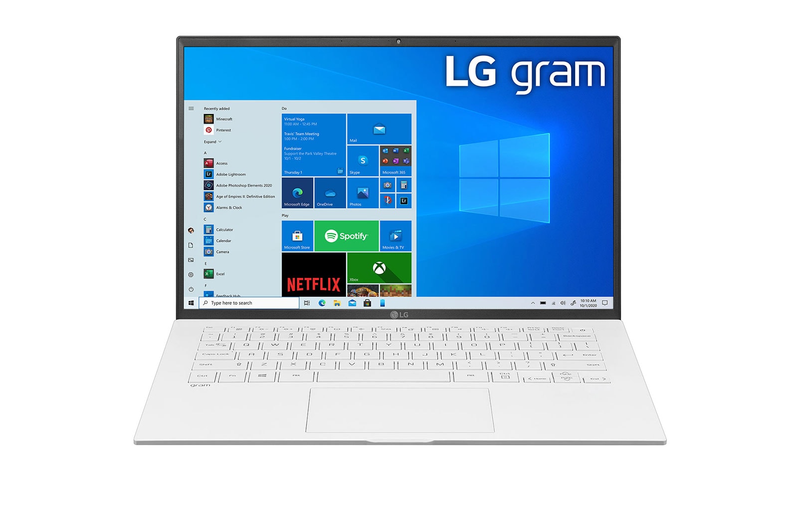 LG Ultrabook LG gram 14" 2021, Windows 10 Home, SSD 512GB, 16GB, Intel Evo z procesorem Intel® Core™ i5 11 generacji, 14Z90P-G, kolor biały, 14Z90P-G.AA54Y