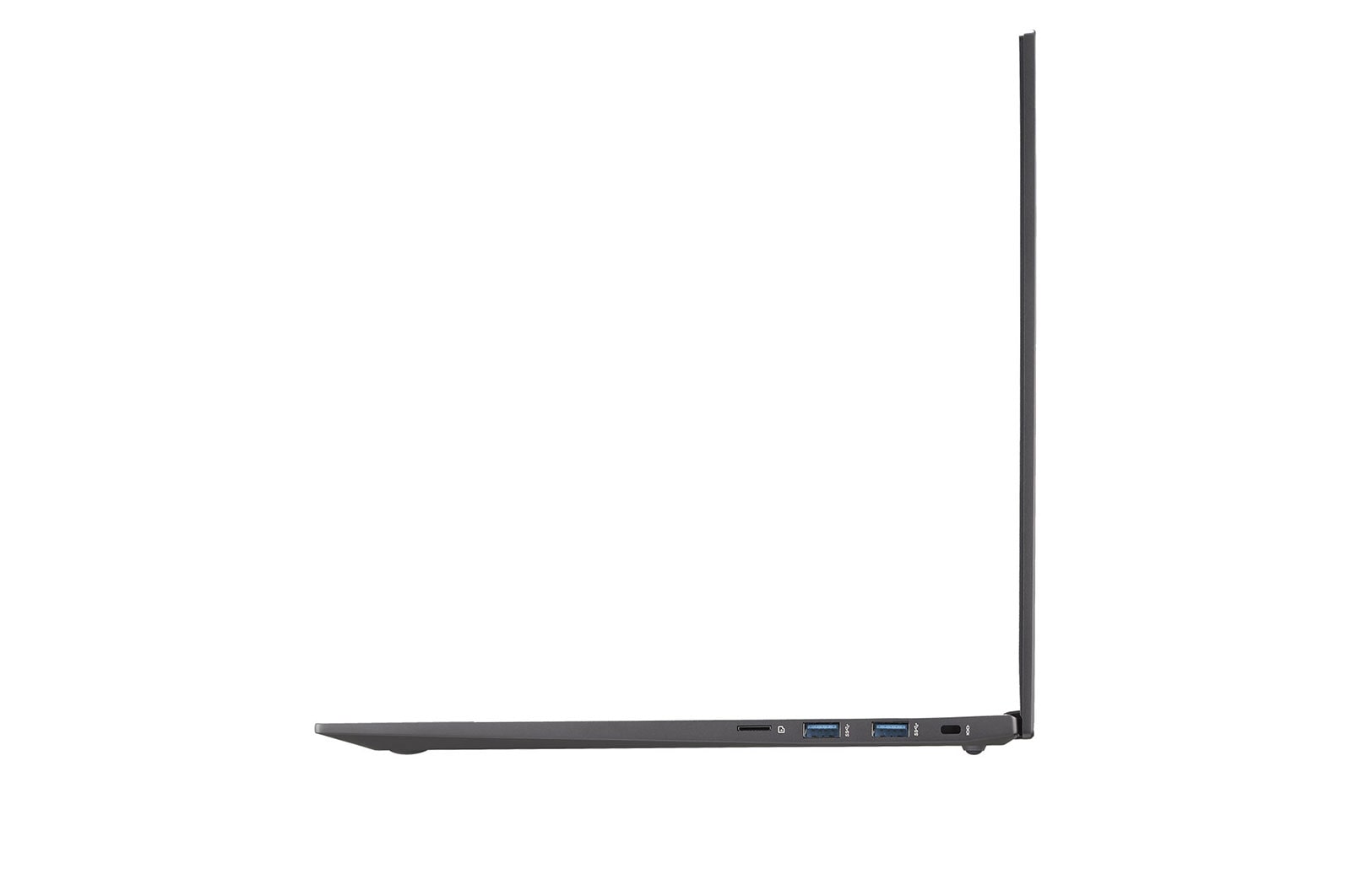 LG Lekki laptop LG UltraPC z ekranem IPS o przekątnej 16'' i proporcjach 16:10 z technologią przeciwodblaskową oraz procesorem AMD Ryzen™ 5000, 16U70Q-G