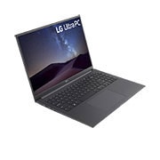 LG Lekki laptop LG UltraPC z ekranem IPS o przekątnej 16'' i proporcjach 16:10 z technologią przeciwodblaskową oraz procesorem AMD Ryzen™ 5000, 16U70Q-G