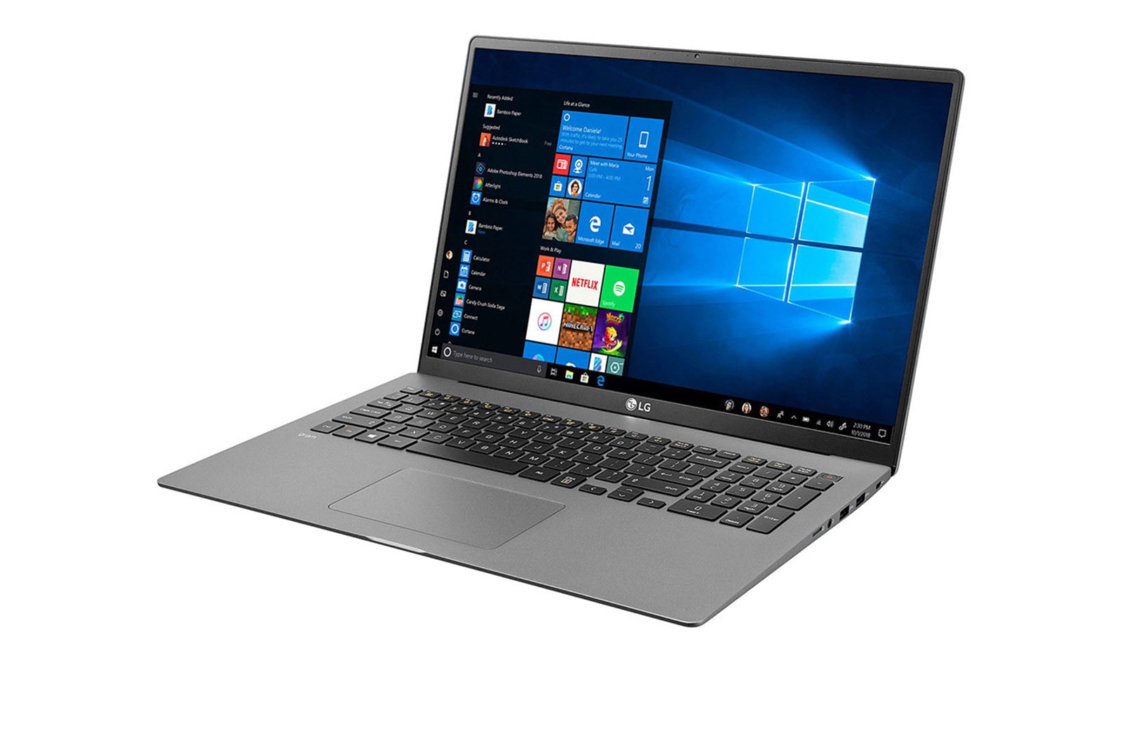 LG Ultrabook LG gram 17" 2020, Srebrny, SSD 512GB, Waga 1350g, Procesor Intel 10. Generacji 17Z90N-V, 17Z90N-V