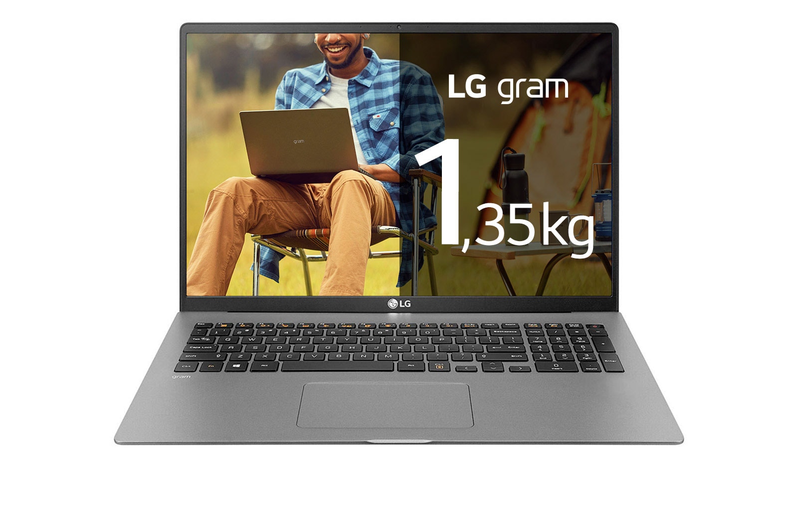 LG Ultrabook LG gram 17" 2020, Srebrny, SSD 512GB, Waga 1350g, Procesor Intel 10. Generacji 17Z90N-V, 17Z90N-V