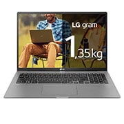 LG Ultrabook LG gram 17" 2020, Srebrny, SSD 512GB, Waga 1350g, Procesor Intel 10. Generacji 17Z90N-V, 17Z90N-V