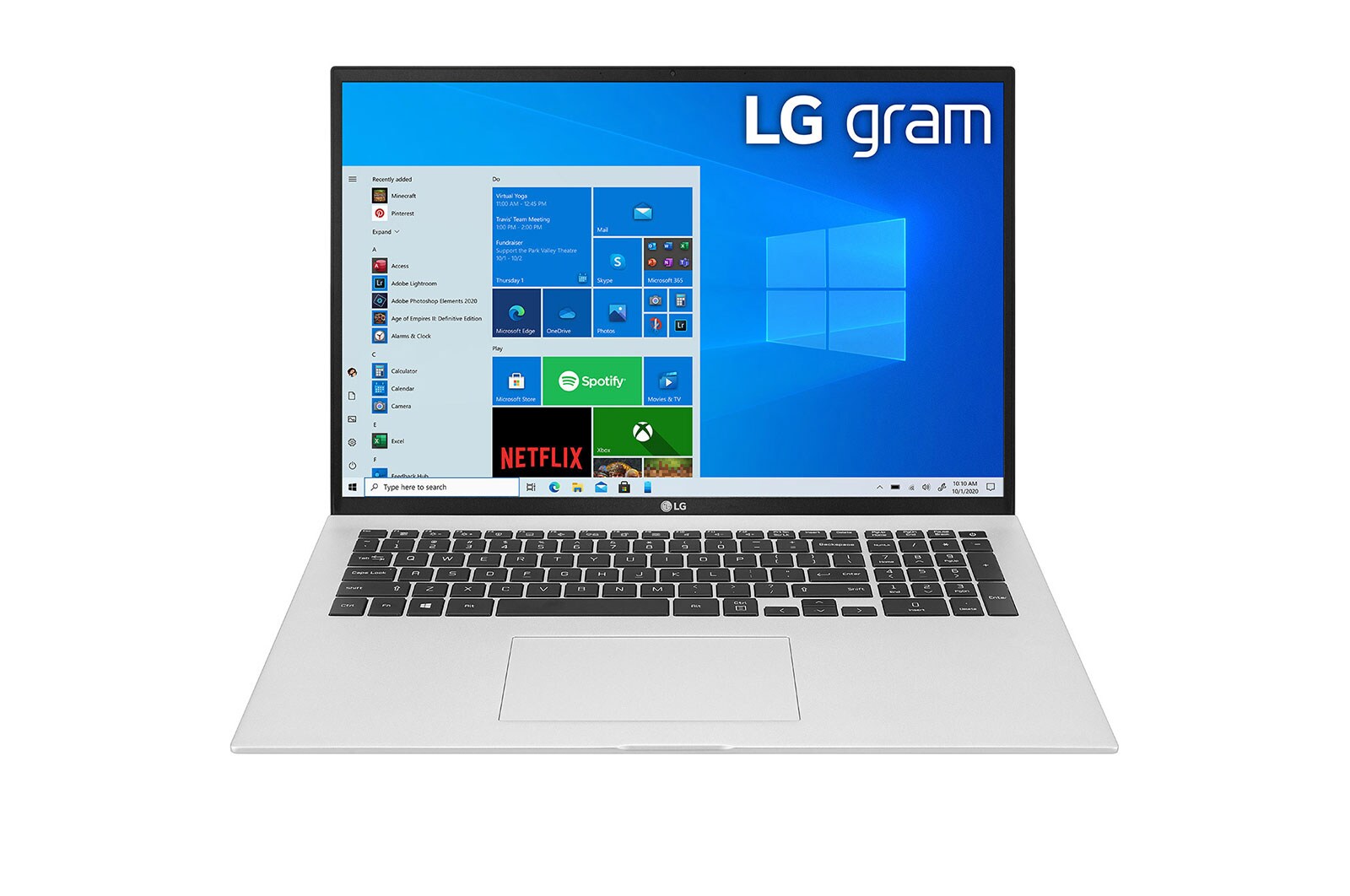 LG Ultrabook LG gram 17" 2021, Windows 10 Home, SSD 1TB, 16GB, Intel Evo z procesorem Intel® Core™ i7 11 generacji, 17Z90P-G, kolor srebrny, 17Z90P-G.AA79Y