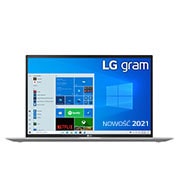 LG Ultrabook LG gram 17" 2021, Windows 10 Home, SSD 1TB, 16GB, Intel Evo z procesorem Intel® Core™ i7 11 generacji, 17Z90P-G, kolor srebrny, 17Z90P-G.AA79Y