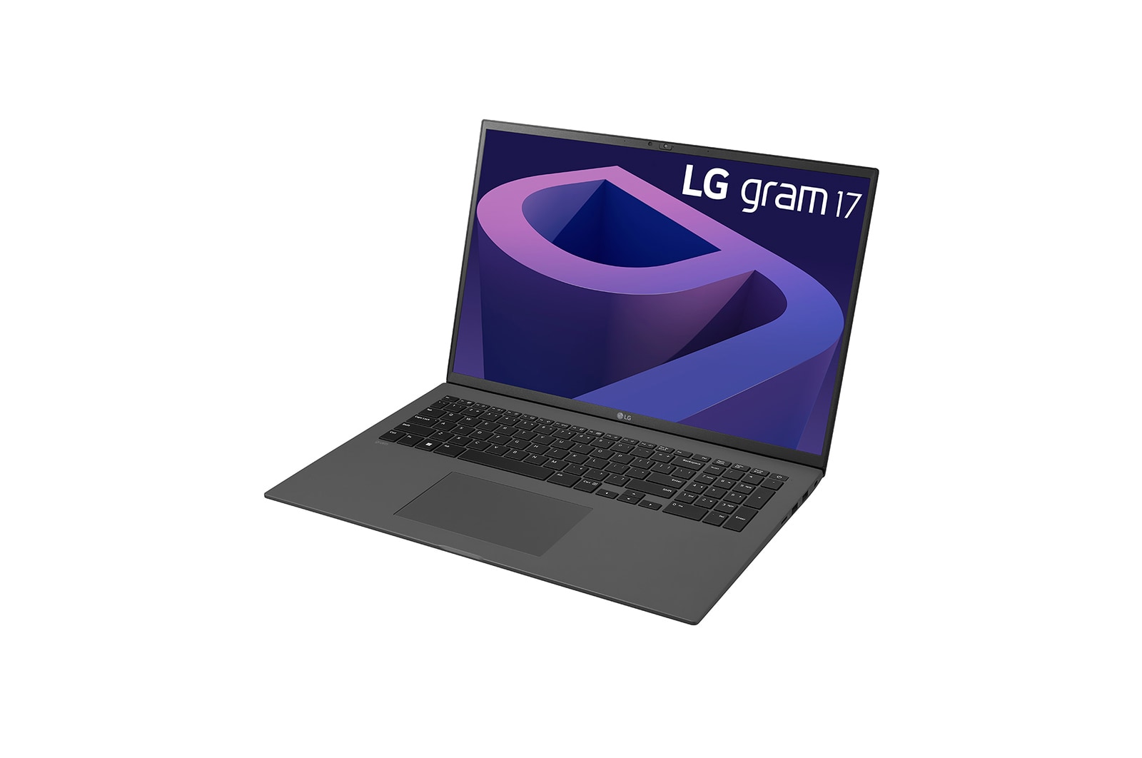 LG  Laptop LG gram 17'' 2022 z matową matrycą, Windows 11 Home, SSD 512GB M.2(NVME), 16GB, Intel Evo z procesorem Intel® Core™ i7 12. generacji, 17Z90Q-G, kolor szary, 17Z90Q-G.AA76Y