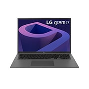 LG  Laptop LG gram 17'' 2022 z matową matrycą, Windows 11 Home, SSD 512GB M.2(NVME), 16GB, Intel Evo z procesorem Intel® Core™ i7 12. generacji, 17Z90Q-G, kolor szary, 17Z90Q-G.AA76Y