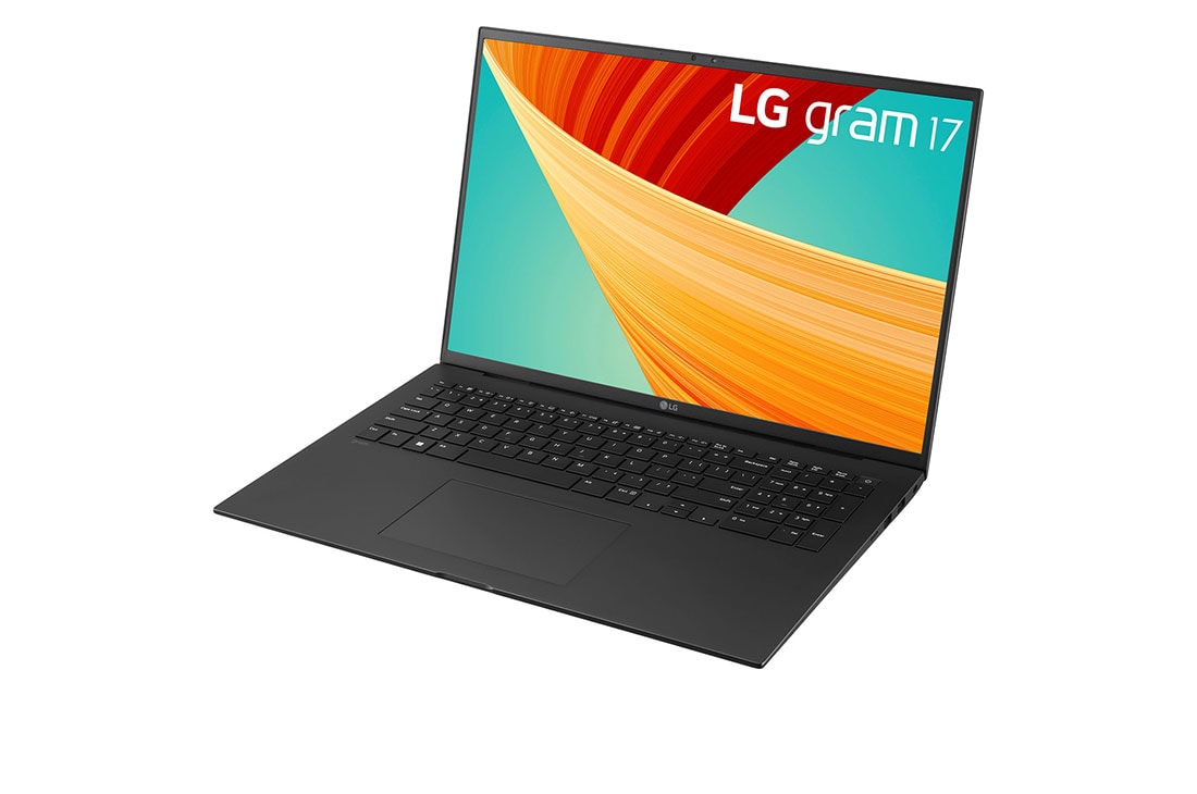 LG Laptop LG gram 17" 2023 z matową matrycą, Windows 11 Home, SSD 1TB M.2 (NVME), 16GB, Intel Evo z procesorem Intel® Core™ i7 13. generacji, 17Z90R, kolor czarny, 17Z90R-G.AA78Y