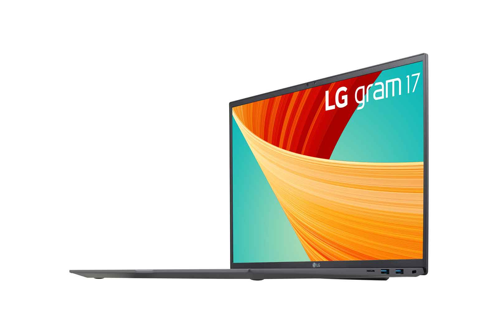 LG Laptop LG gram 17" 2023 z matową matrycą, Windows 11 Home, SSD 1TB M.2 (NVME), 16GB, Intel Evo z procesorem Intel® Core™ i7 13. generacji, 17Z90R, kolor szary, 17Z90R-G.AA79Y
