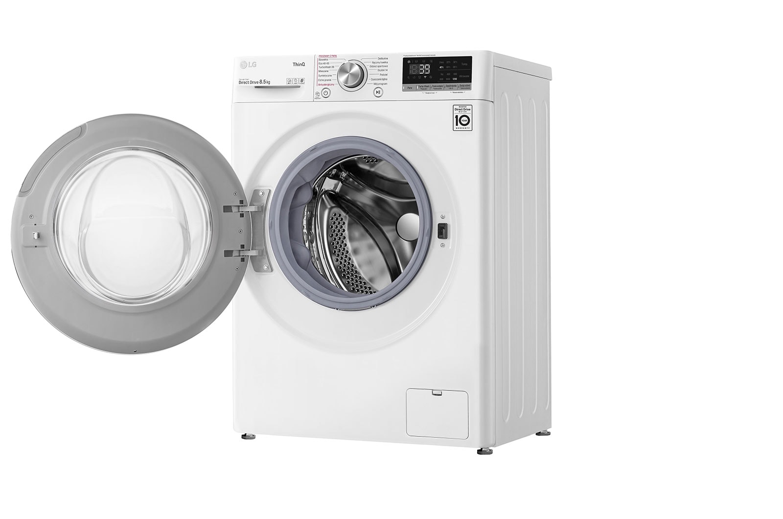 LG Pralka LG Vivace | V700 | 8,5kg | Steam | 1200 rpm | ThinQ | biała | AIDD | TurboWash 360 | F2WV7S8S1E, F2WV7S8S1E