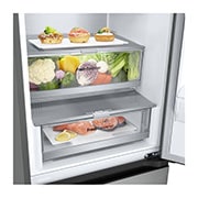 LG Lodówko-zamrażarka LG | srebrna | 2.03 m | klasa D | DoorCooling+™ | Total No Frost | ZeroClearance | Dyspenser na wodę | GBV7272DPY, GBF7272DPY