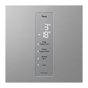 LG Lodówko-zamrażarka LG | srebrna | 2.03 m | klasa D | DoorCooling+™ | Total No Frost | ZeroClearance | Dyspenser na wodę | GBV7272DPY, GBF7272DPY