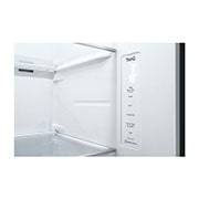 LG Lodówka LG side by side | Srebrny | Szyba InstaView| 635 L | Klasa E | ThinQ| DoorCooling+ | Kostkarka | Total No Frost | GSGV80PYLL, GSGV80PYLL