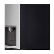 LG Lodówka LG side by side | Srebrny | Szyba InstaView| 635 L | Klasa E | ThinQ| DoorCooling+ | Kostkarka | Total No Frost | GSGV80PYLL, GSGV80PYLL
