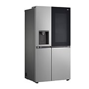 LG Lodówka LG side by side | Srebrny | Szyba InstaView| 635 L | Klasa E | ThinQ| DoorCooling+ | Kostkarka | Total No Frost | GSGV80PYLL, GSGV80PYLL