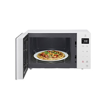 Front view with food