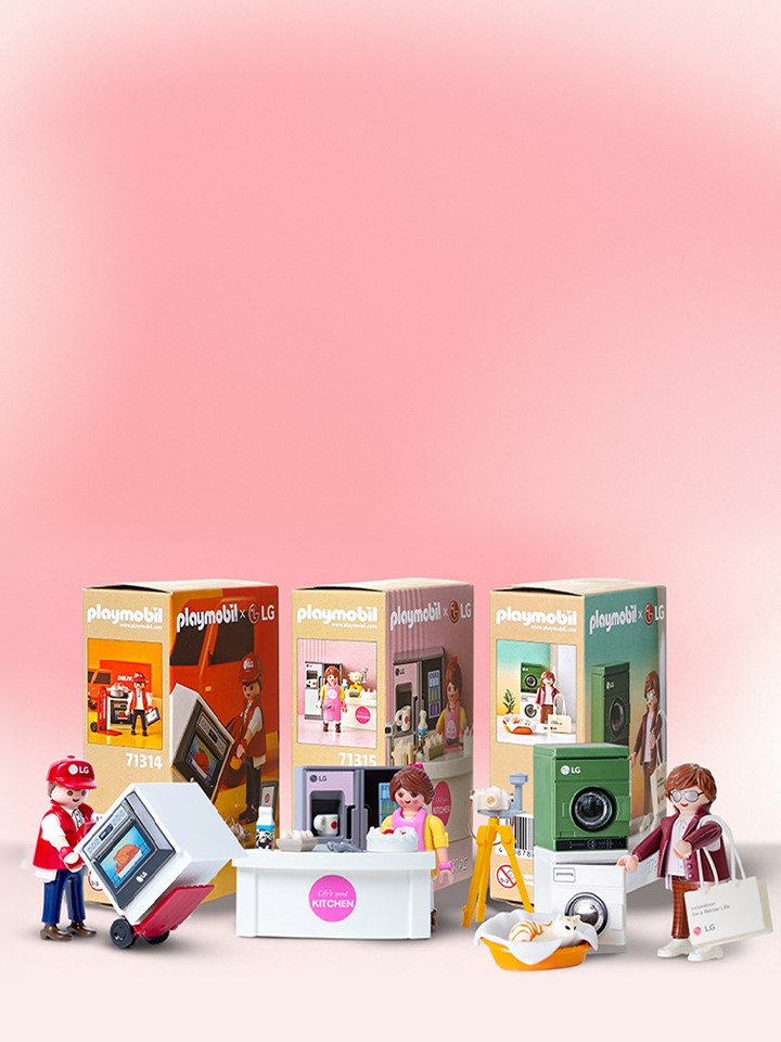 Gotowe zestawy figurki LG x PLAYMOBIL dla AGD w prezencie