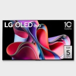 Znajduje się tam sześć przycisków. Pierwszy z nich, &quot;LG SIGNATURE OLED 8K&quot;, odsyła do strony szczegółów produktu Z2, a drugi, &quot;LG OLED Evo&quot;, odsyła do strony szczegółów produktu G2.