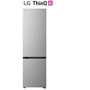 Vue avant du congélateur inférieur LG (gbbs726cpy) avec finition noir mat