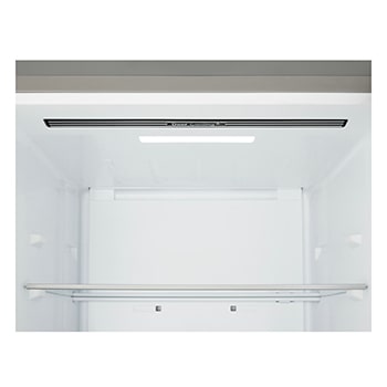 Vooraanzicht LG-koelkast met vriesvak (gbbs726cpy) met Door Cooling+™-uitlaat