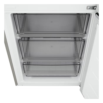 Lager aanzicht van LG-koelkast met vriesvak (gbbs726cpy)