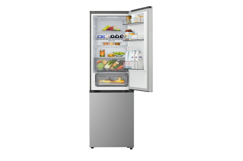 LG 333L Koel-vriescombinatie Zilver | Multi-Air Flow | DoorCooling+™ | LinearCooling™ | LG NL, GBBS312CPY